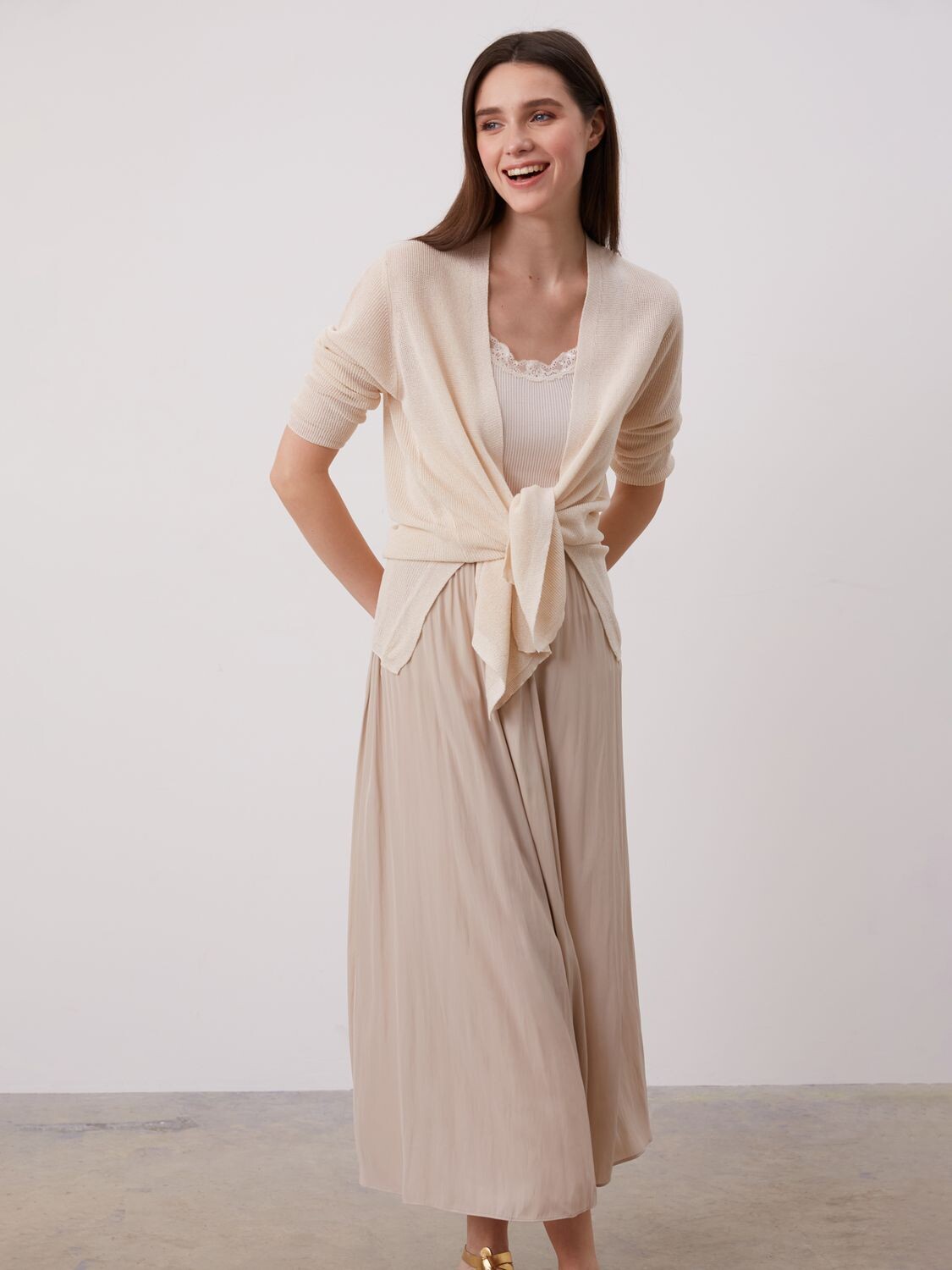 

Gerard Darel Lauranne Кардиган с открытым вырезом, экрю