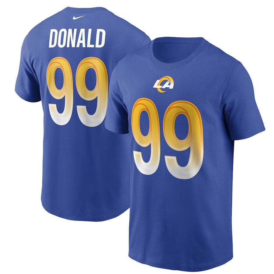

Футболка с коротким рукавом Nike Los Angeles Rams, роял