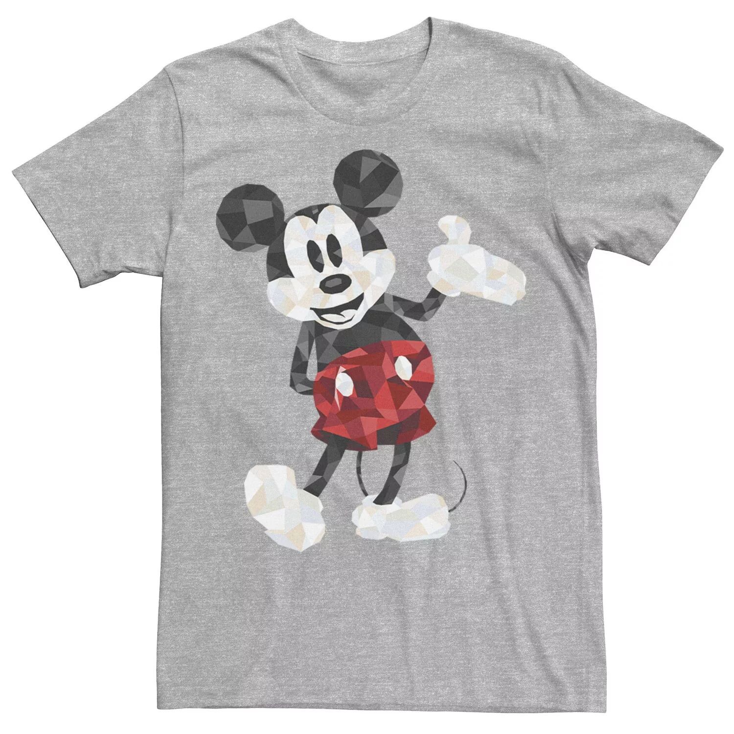 Мужская футболка Disney Mickey Mouse из полиэстера с Микки Маусом и ...