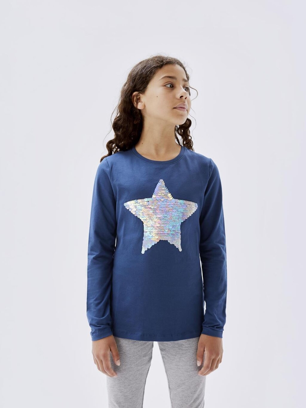 

Топ с длинными рукавами NKFLINSTAR Name it, цвет insignia blue
