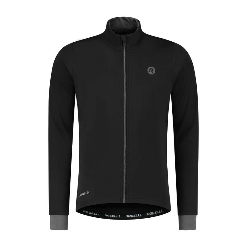 Зимняя велосипедная куртка мужская - Essential ROGELLI, цвет schwarz