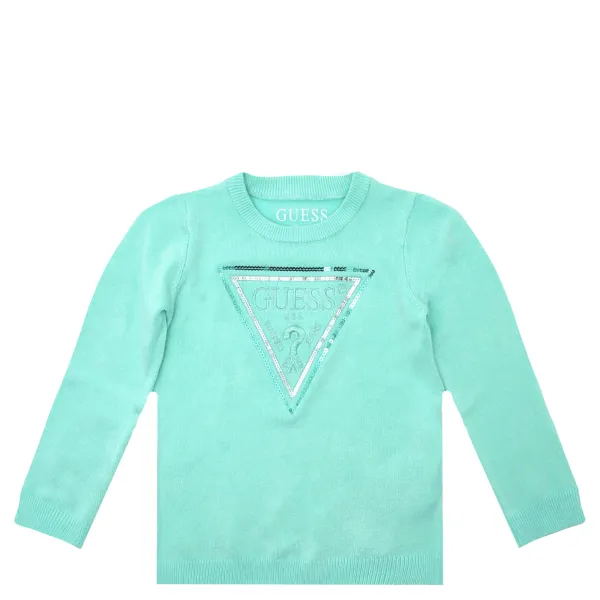 Свитер обычного кроя Guess, зеленый