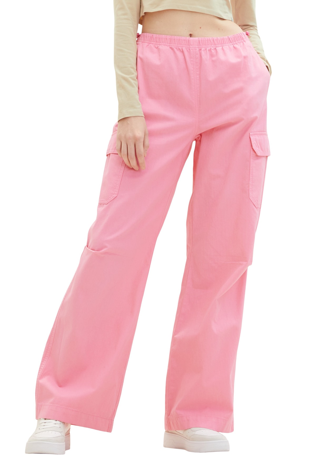 Брюки - Розовый - Карго Tom Tailor Denim брюки мужские свободные зауженные карго tom tailor denim коричневый