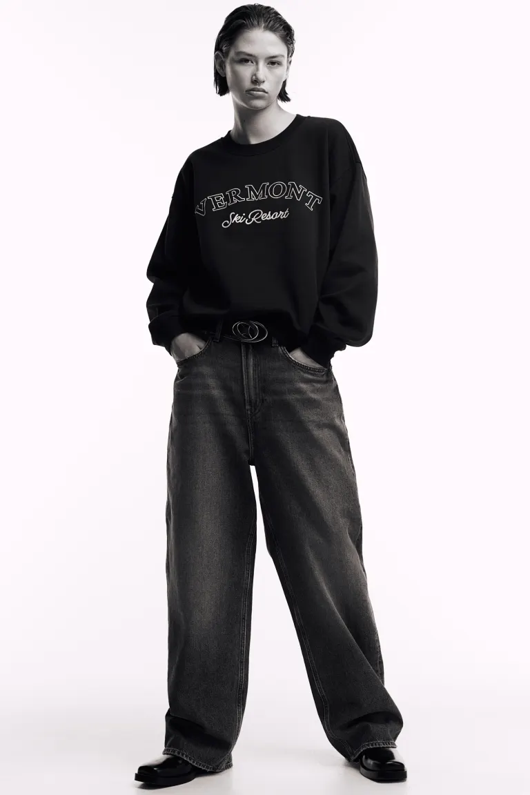 

Толстовка с мотивом H&M, синий