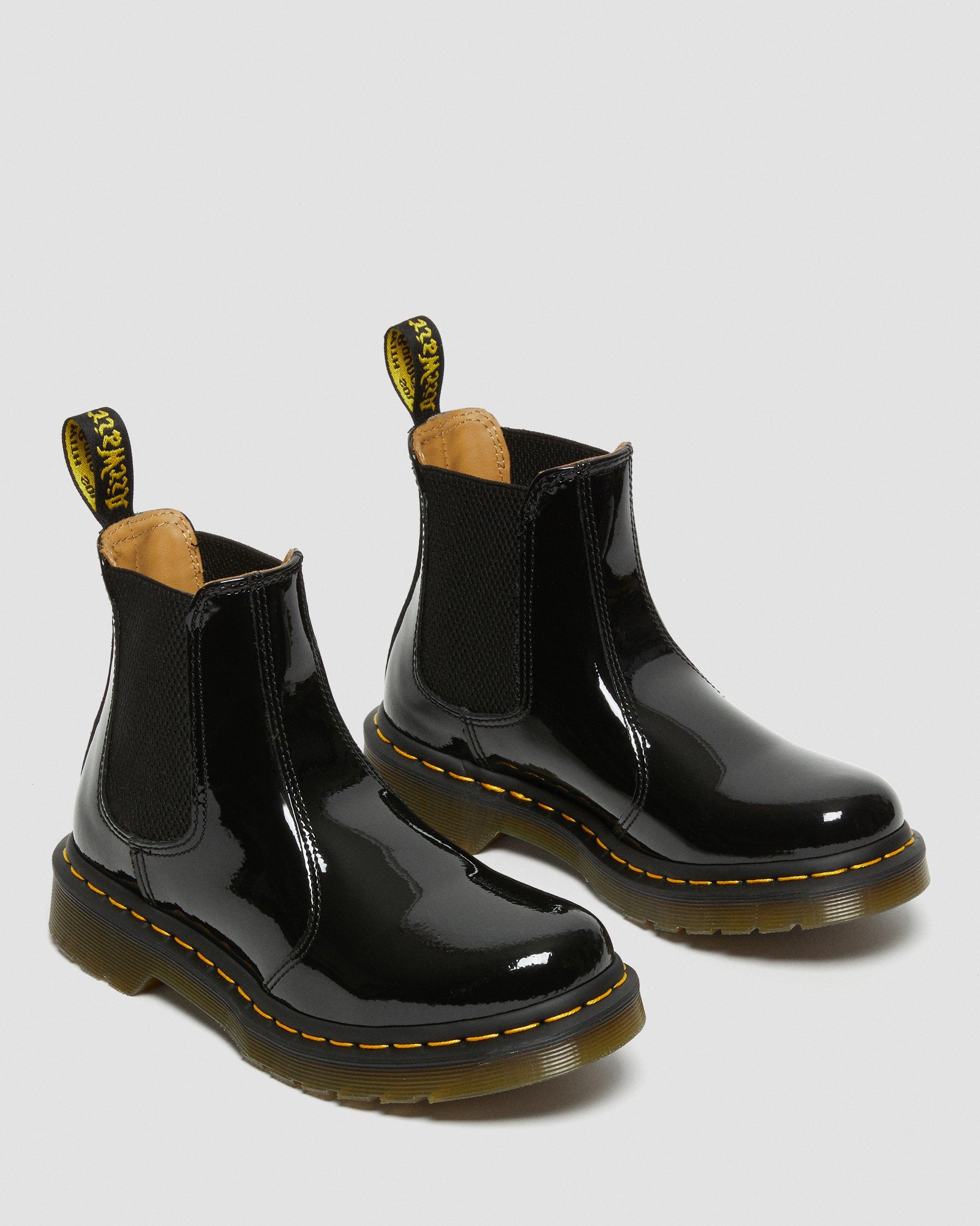 2976 Женские лакированные ботинки челси Dr. Martens