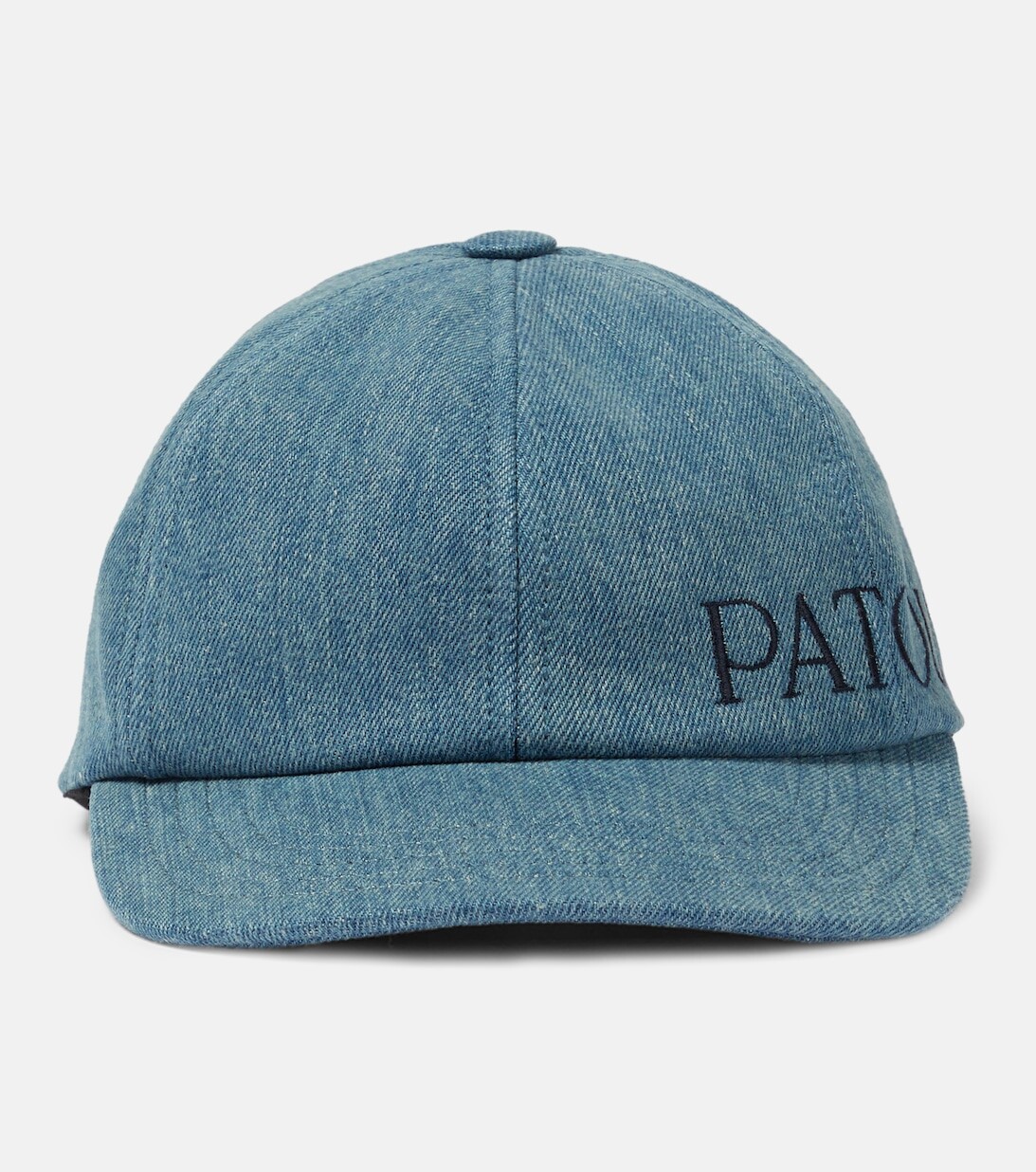 

Джинсовая бейсболка с логотипом Patou, синий