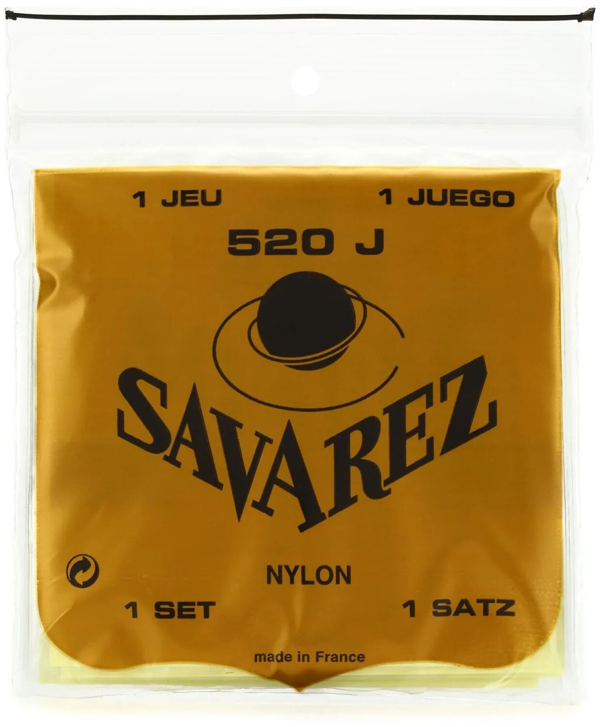 

Струны для классической гитары Savarez S.A. 520J, ректифицированный нейлон, высокое натяжение