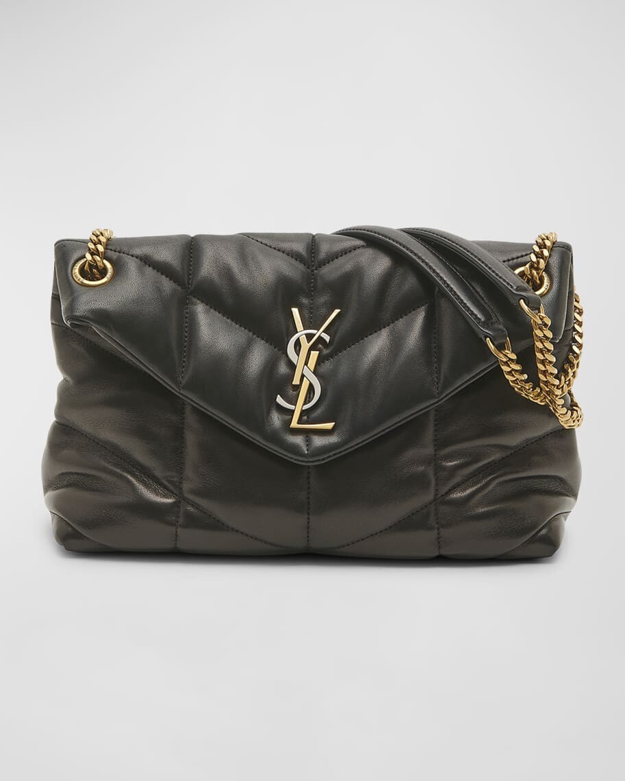 

Сумка на плечо Loulou среднего размера с цепочкой Saint Laurent
