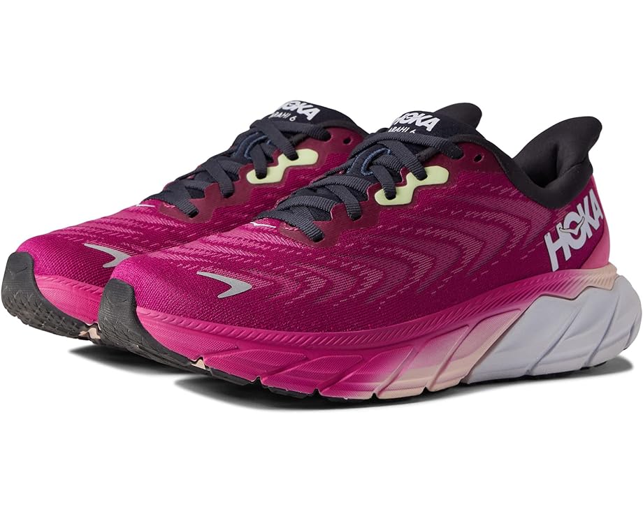 Кроссовки Hoka Women's Arahi 6, цвет Festival Fuchsia/Ibis Rose