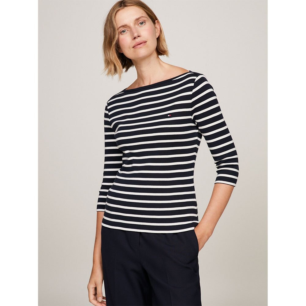 

Футболка Tommy Hilfiger New Cody 3/4 Sleeve, синий