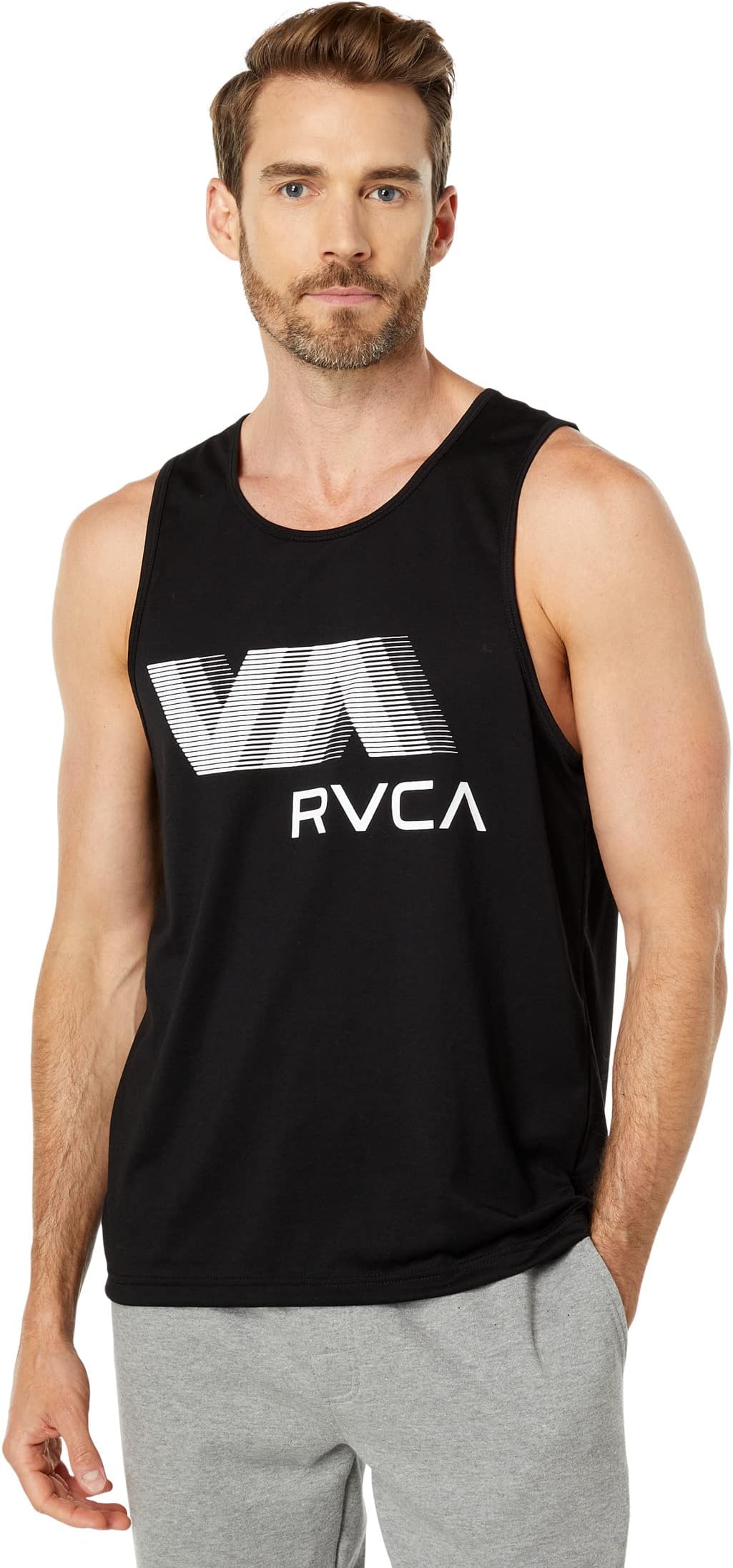 Топ VA RVCA Blur Tank RVCA, черный blur think tank vinyl