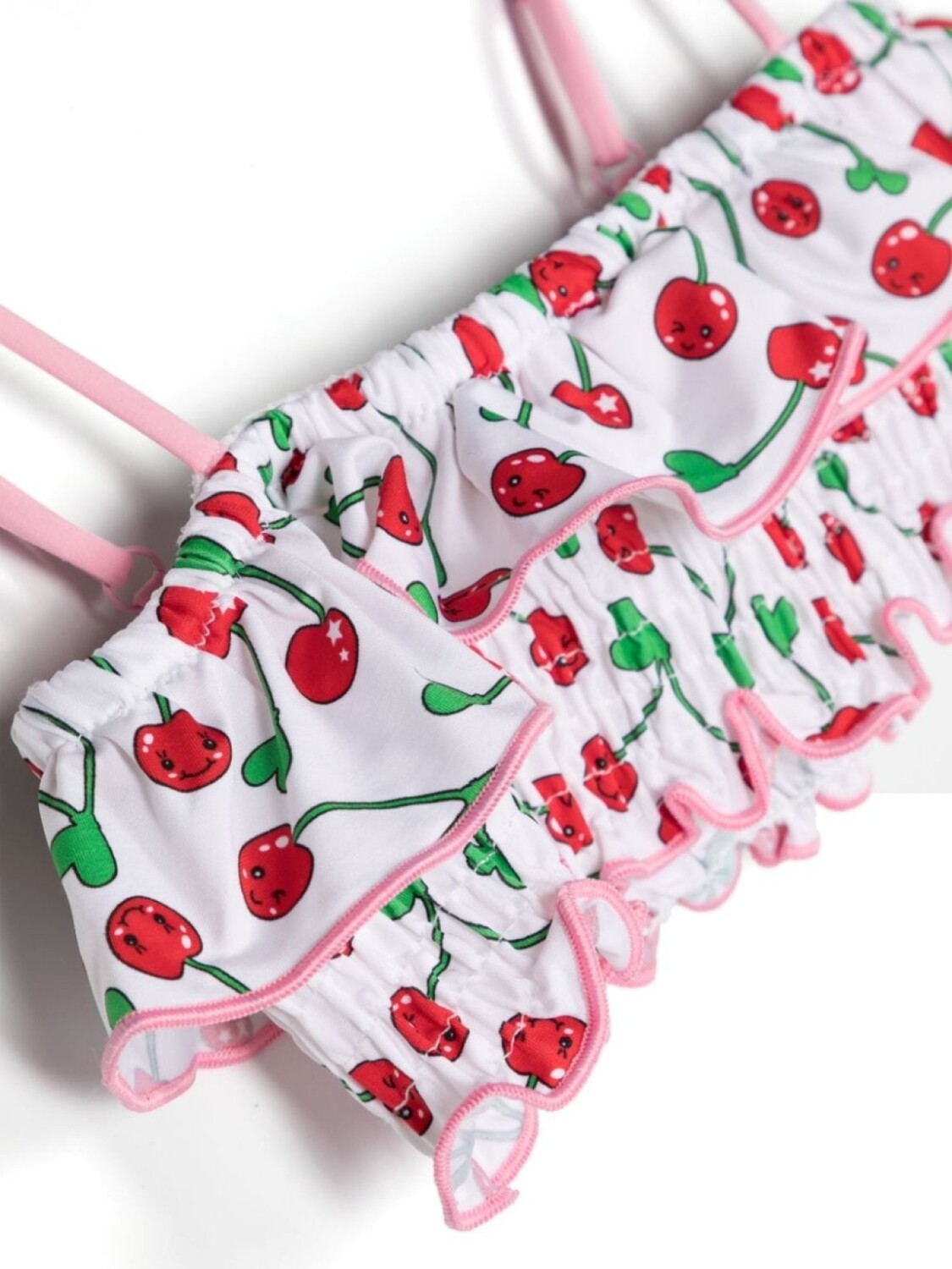

MC2 Saint Barth Kids бикини Melie с принтом, белый