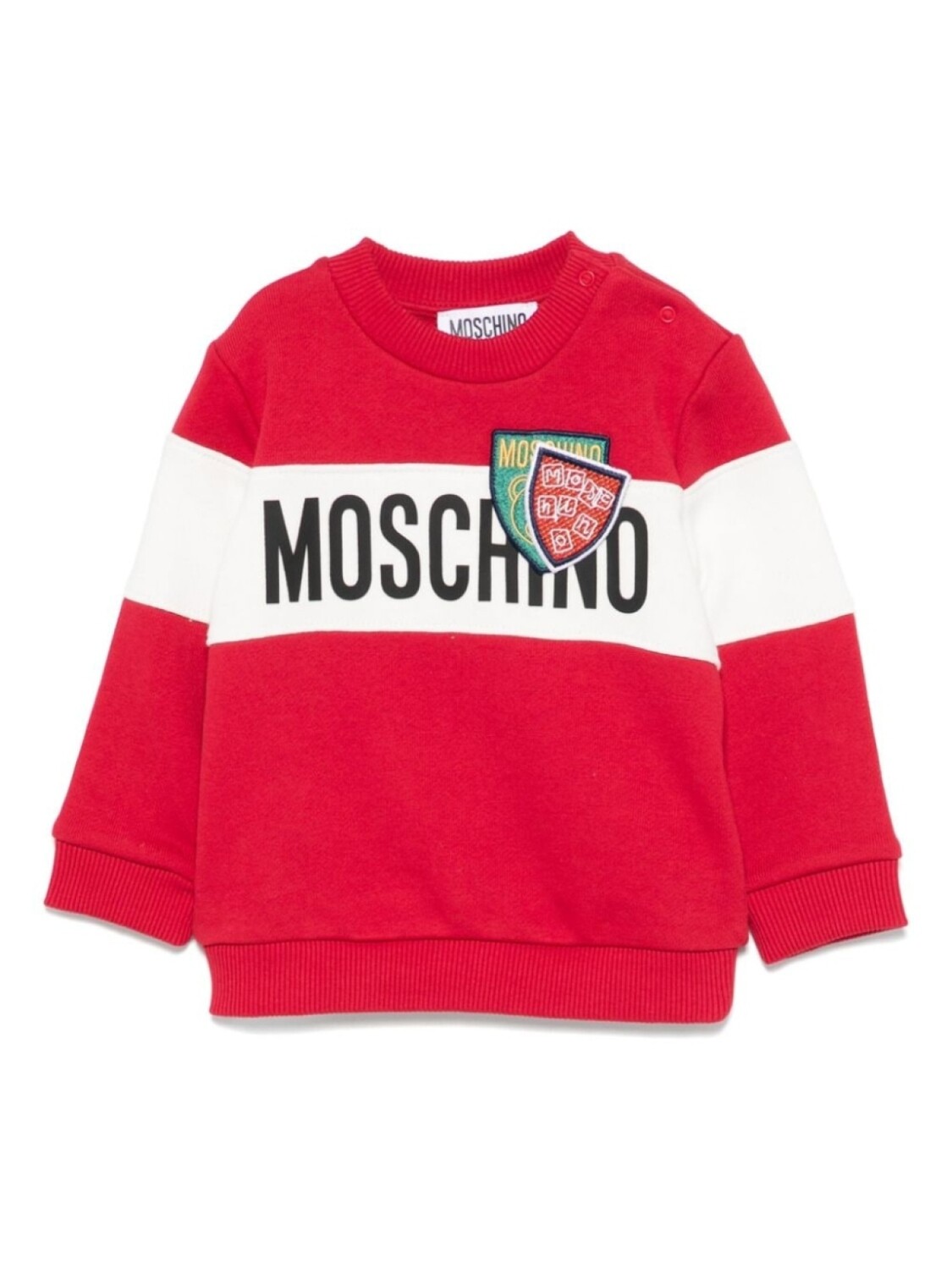 

Moschino Kids толстовка с логотипом, красный