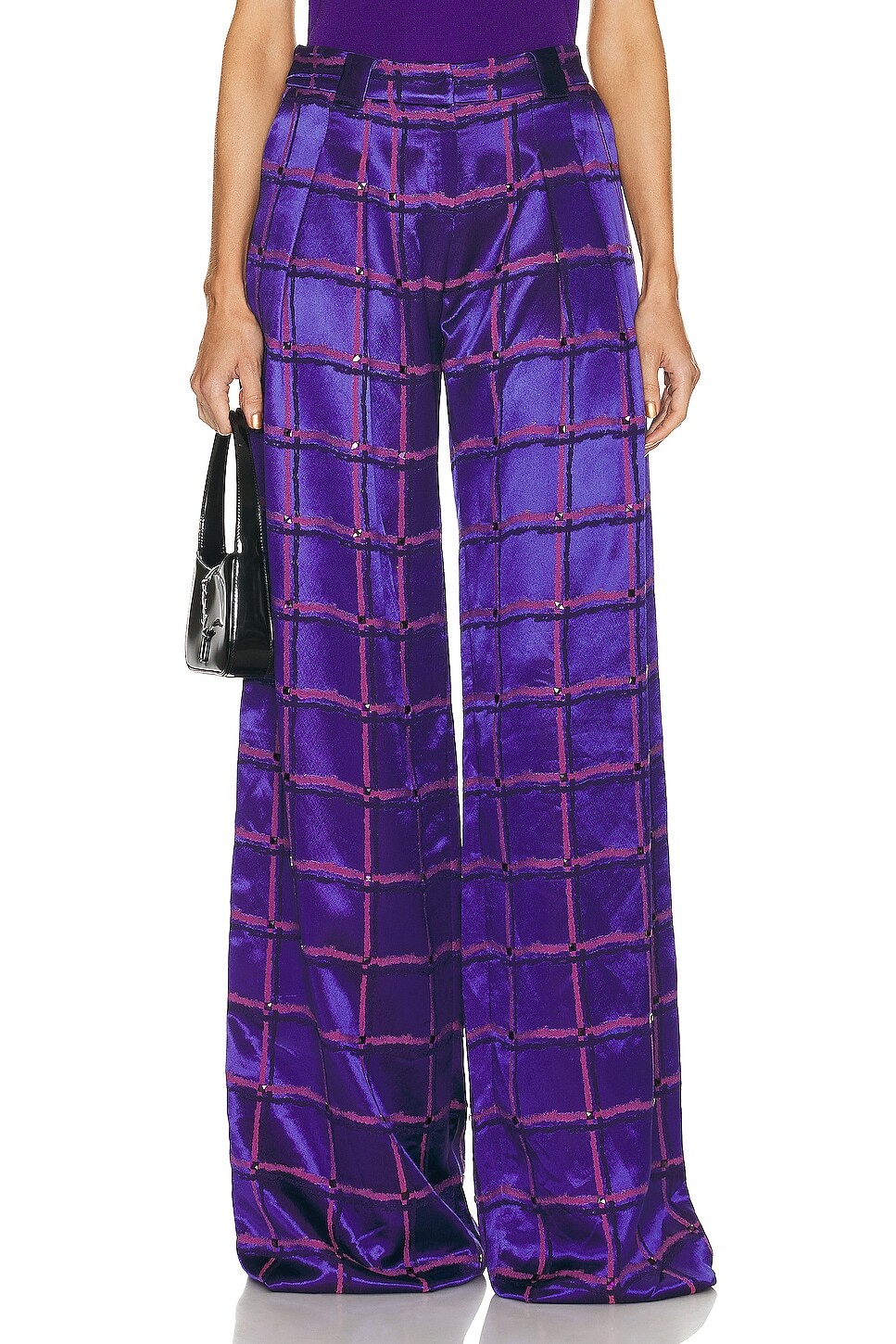 

Брюки Raisa Vanessa Wide Leg, фиолетовый