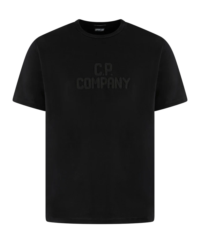 

Рубашка из перекрученного джерси C.P. Company, черный