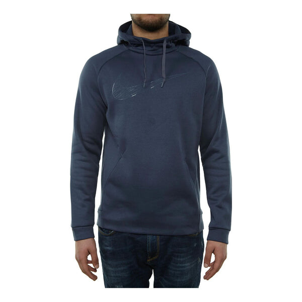 

Толстовка Nike Therma Graphic Hoodie 'Thunder Blue', синий