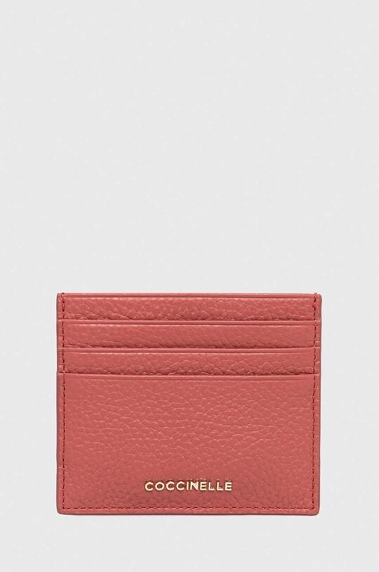 

Кожаный визитница Coccinelle, розовый