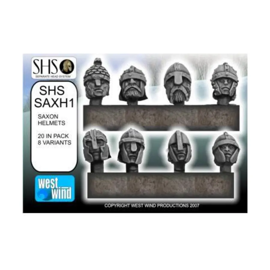 

Саксонские головы в шлемах, Arthurians - Separate Heads System (28mm)