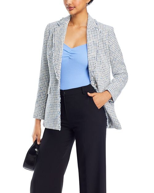 

Твидовый пиджак KARL LAGERFELD PARIS, цвет Blue