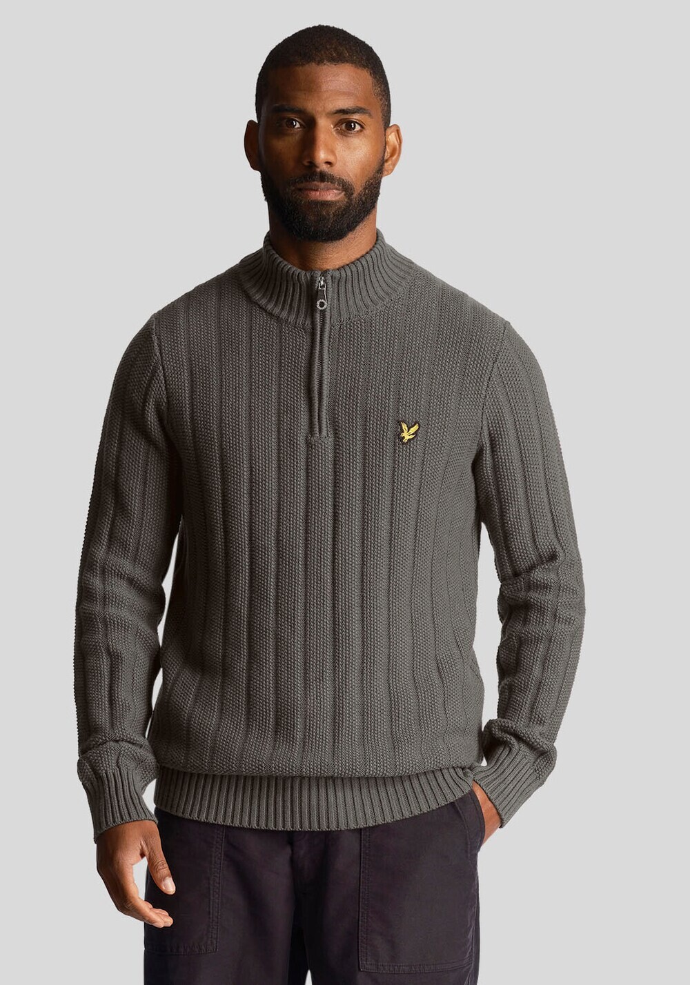 

Свитер Lyle & Scott, серый