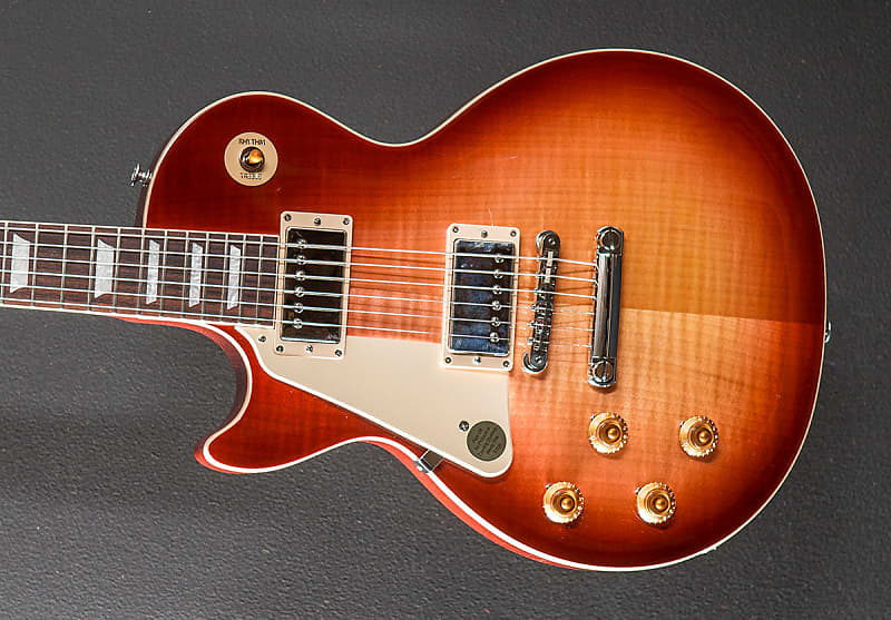 электрогитара epiphone les paul studio lt heritage cherry sunburst Электрогитара Gibson USA Les Paul Standard 50’s Left Hand- Heritage Cherry Sunburst