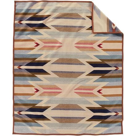 Жаккардовое одеяло без ворса Pendleton, цвет Wyeth Trail одеяло ручной работы don