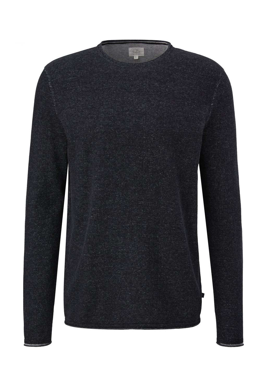 Вязаный свитер MIT ROLLSAUM QS, цвет schwarz