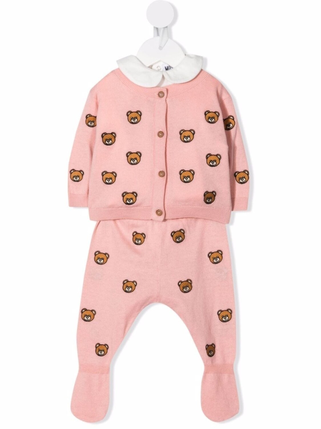 

Пижама с принтом Teddy Bear Moschino Kids, белый