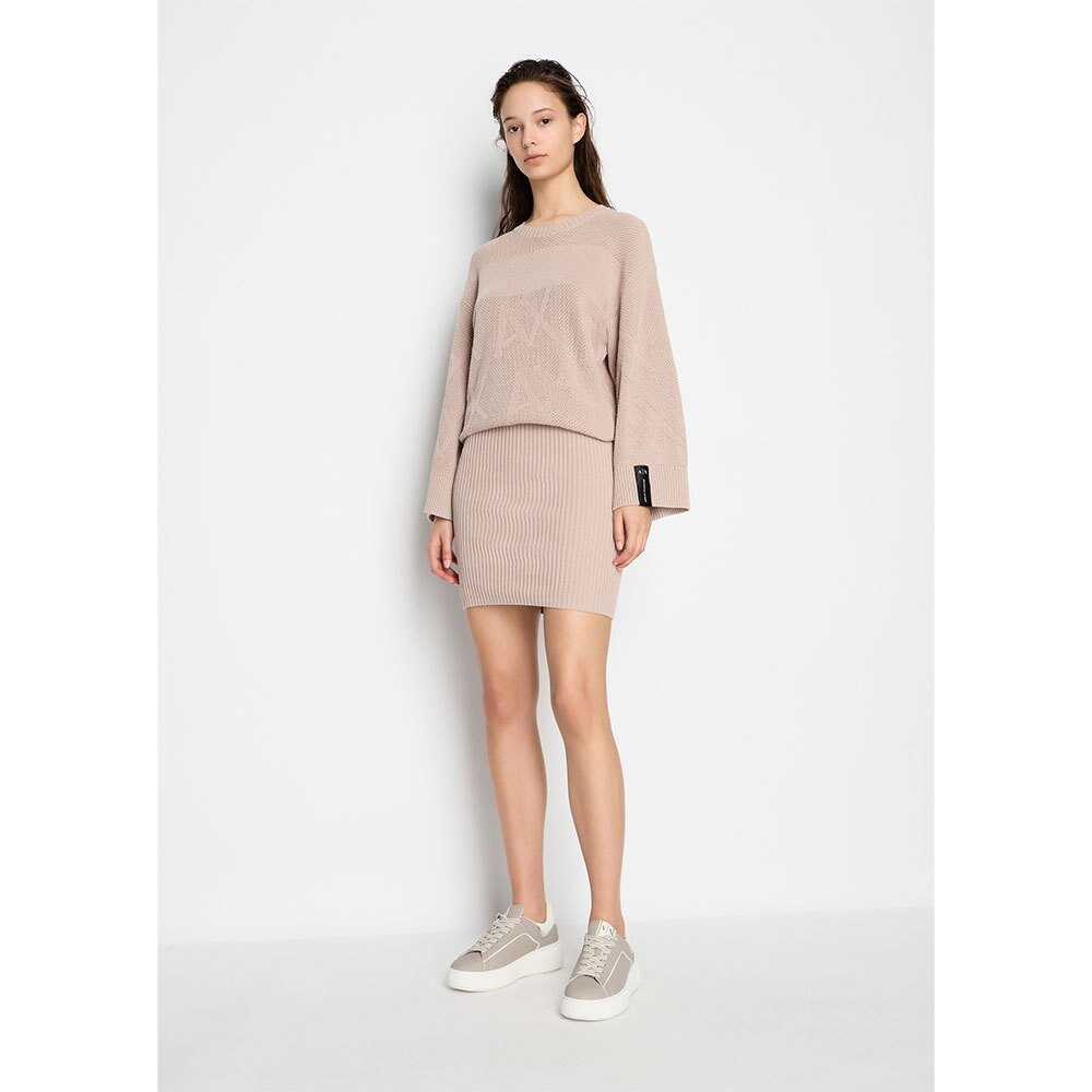 

Платье Armani Exchange 3DYA1A_YMZ1Z Long Sleeve, бежевый