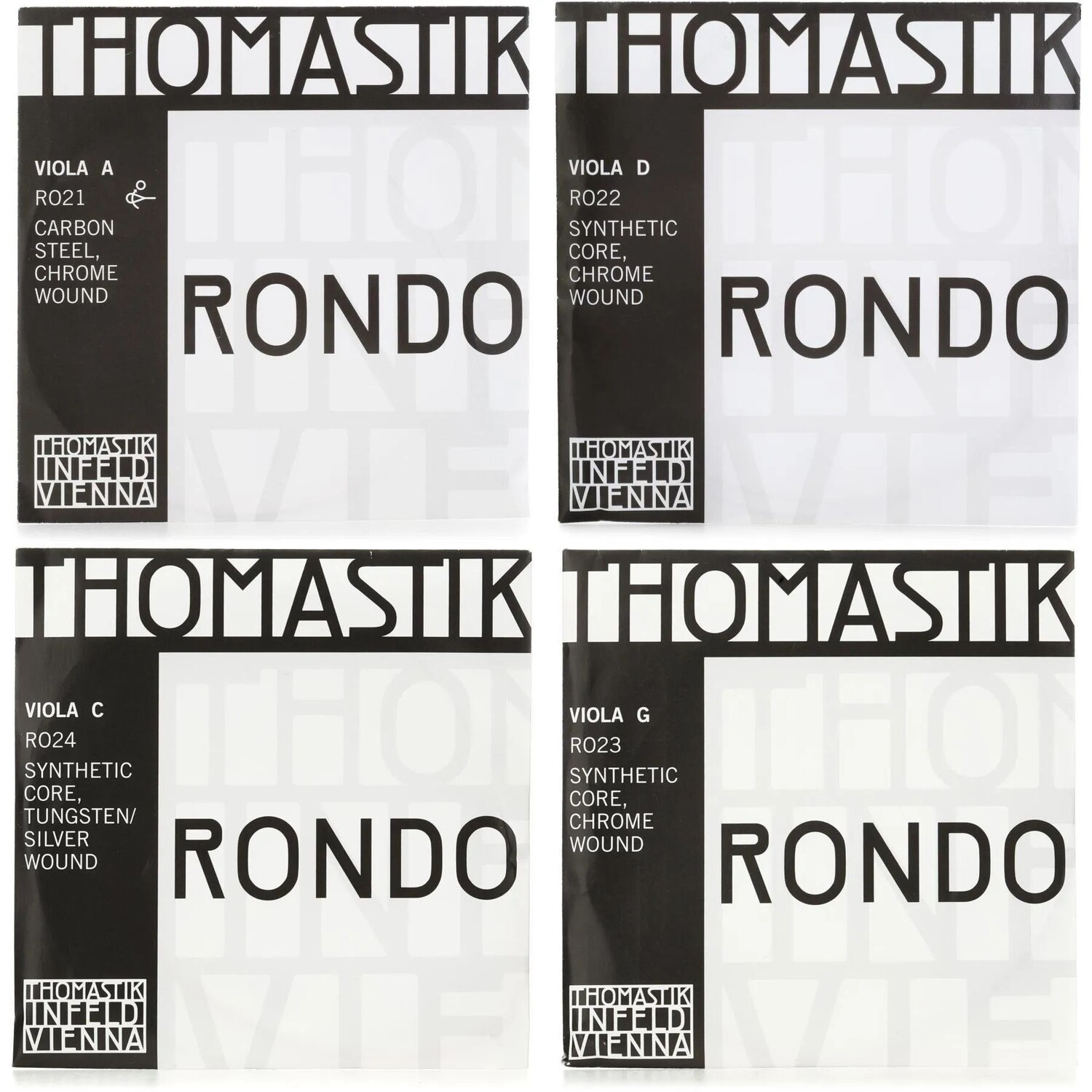 

Новый набор струн для альта Thomastik-Infeld Rondo — размер 4/4