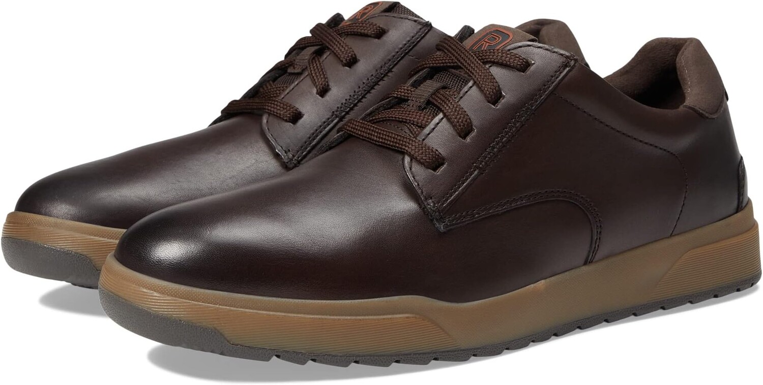 

Кроссовки Bronson Plain Toe Rockport, цвет Dark Brown Leather