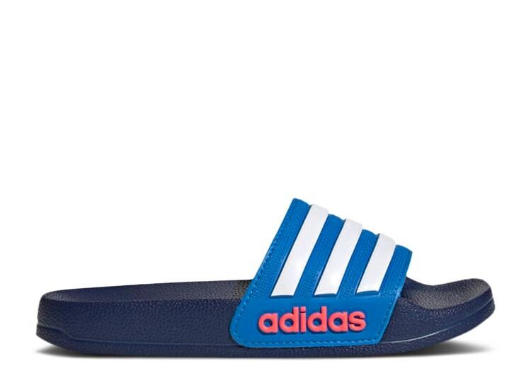 

Кроссовки Adidas ADILETTE SHOWER SLIDES J 'DARK BLUE WHITE', синий