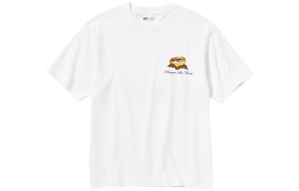 

Футболка LA Eats Series унисекс белая Uniqlo, белый