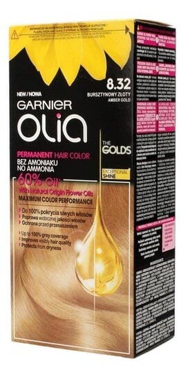 

Оля, Краска для волос 8.32 Янтарное Золото Garnier