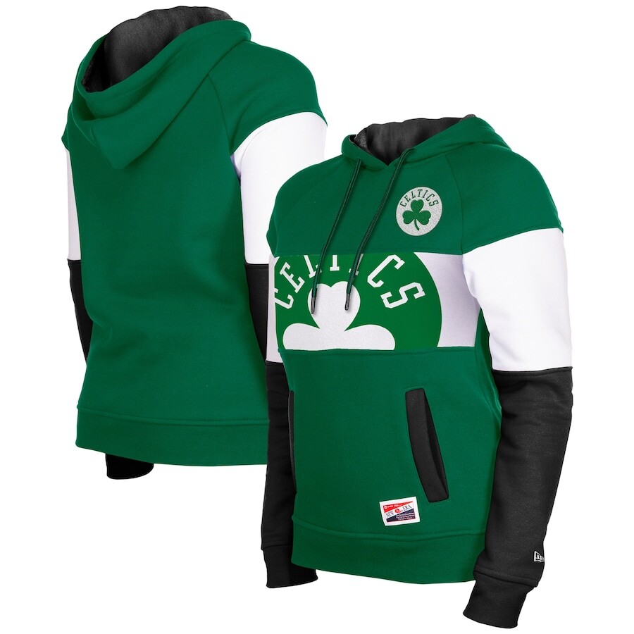 

Пуловер с капюшоном New Era Boston Celtics, зеленый