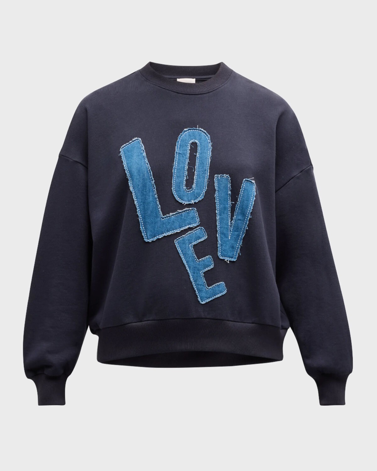 

Свитер Love с круглым вырезом Brandy Denim Cinq A Sept, темно-синий