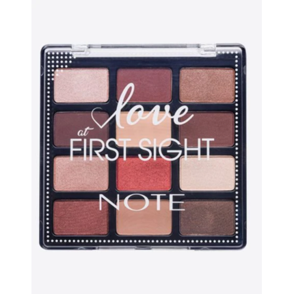 Палетка теней для век Note Love At First Sight Instant Lovers, Note Cosmetics палитра теней из 12 теней note love at first sight 15 6 гр