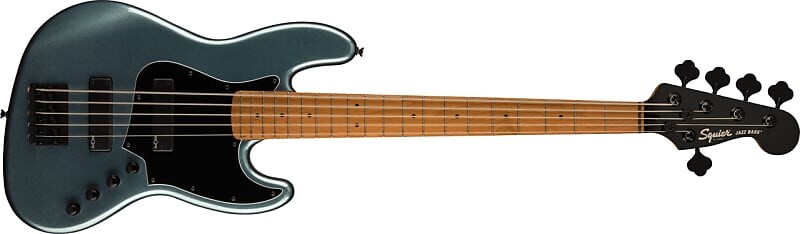 

Басс гитара Squier Contemporary Active Jazz Bass HH V, Roasted Maple Fingerboard, Black Pickguard, Gunmetal Metallic