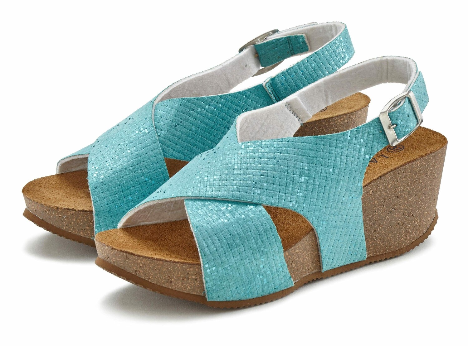 

Сандалии LASCANA Sandalette, бирюзовый