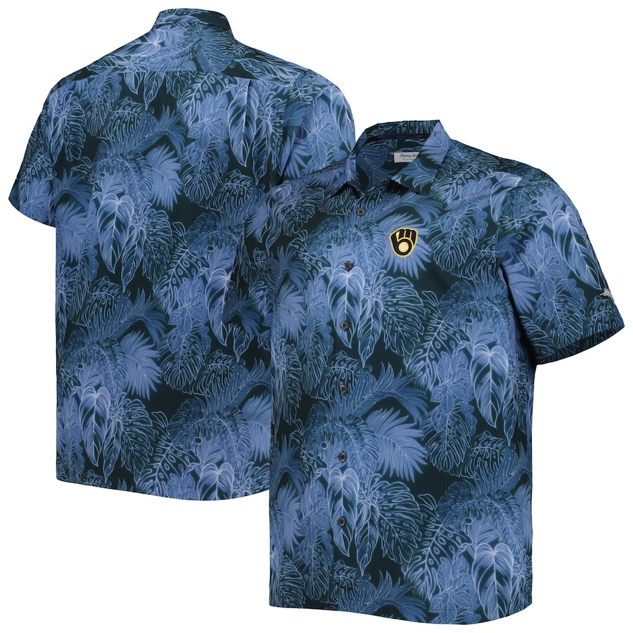 

Рубашка Tommy Bahama Milwaukee Brewers, нави