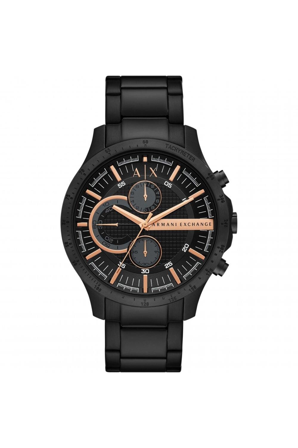 

Модные аналоговые кварцевые часы из нержавеющей стали - Ax2429 Armani Exchange, черный