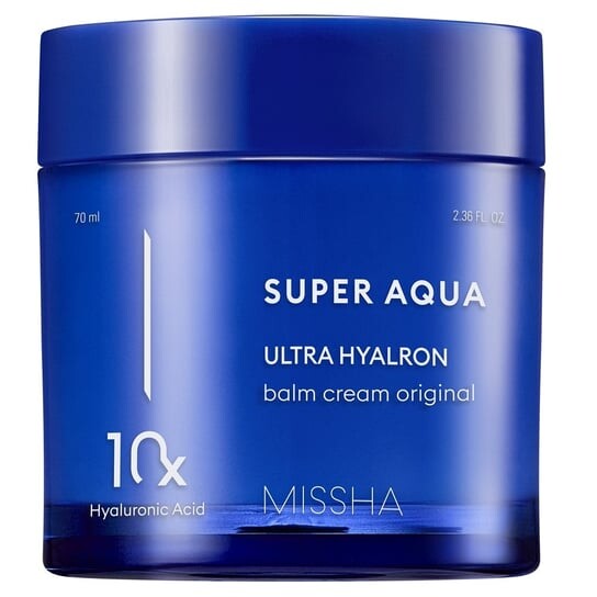 

Увлажняющий бальзам с гиалуроновым комплексом, 70 мл Missha, Super Aqua Ultra Hyalron Balm Cream