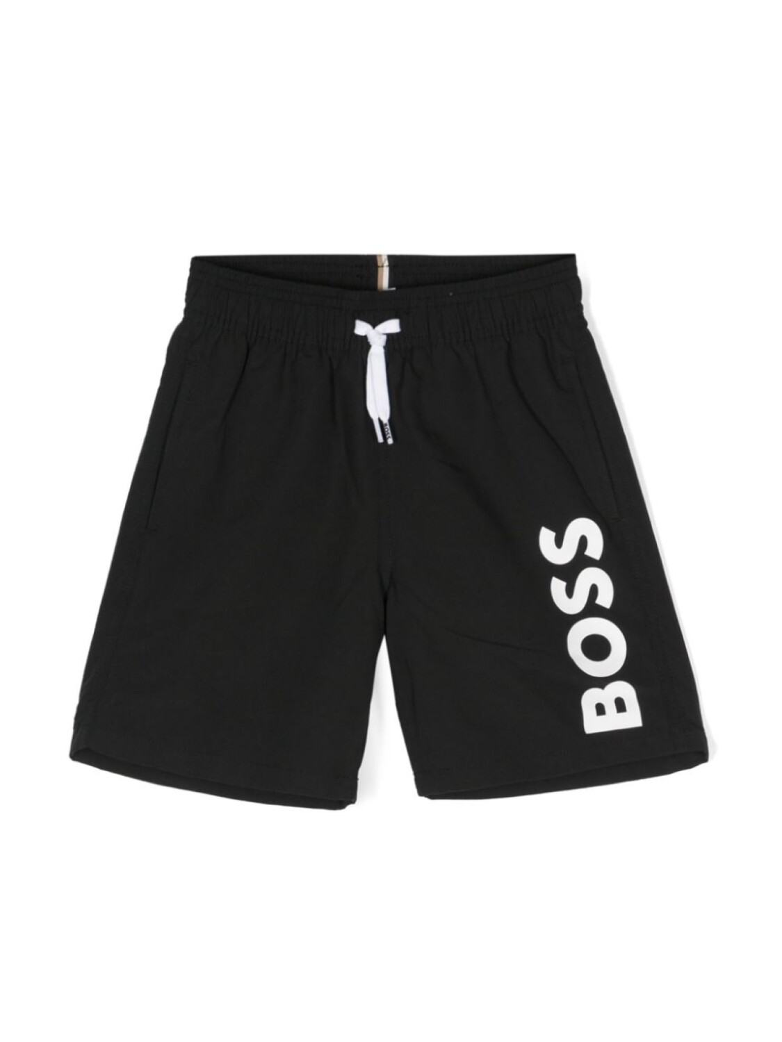 

BOSS Kidswear плавки-шорты с логотипом, черный