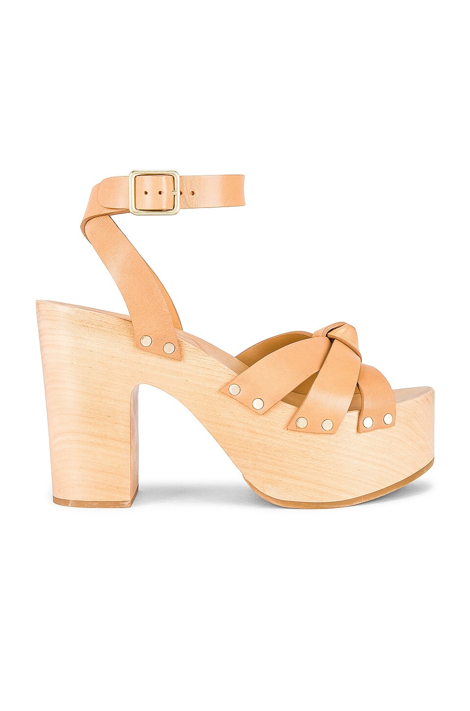 

Сандалии Loeffler Randall Abbie Clog, цвет Honey