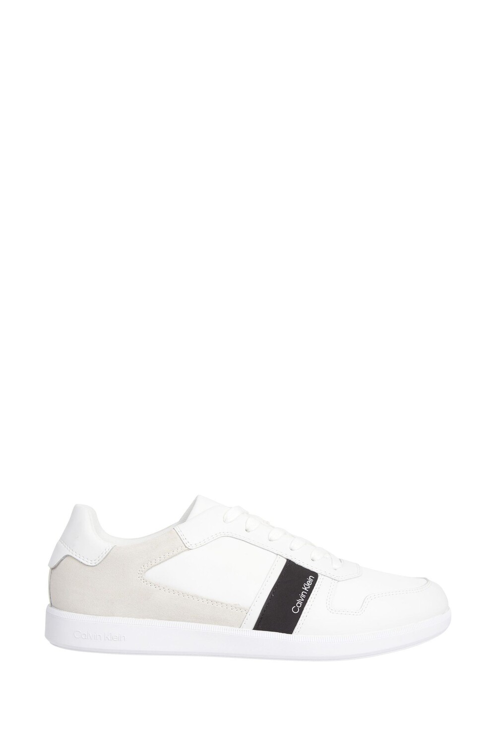 

Белые кроссовки Mix Media Low Top Calvin Klein, белый