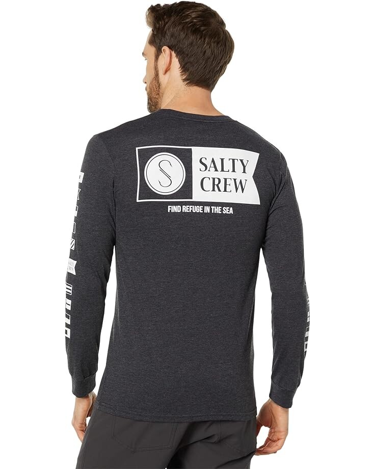 

Футболка с длинным рукавом Salty Crew Alpha Long Sleeve Tee, цвет Charcoal Heather