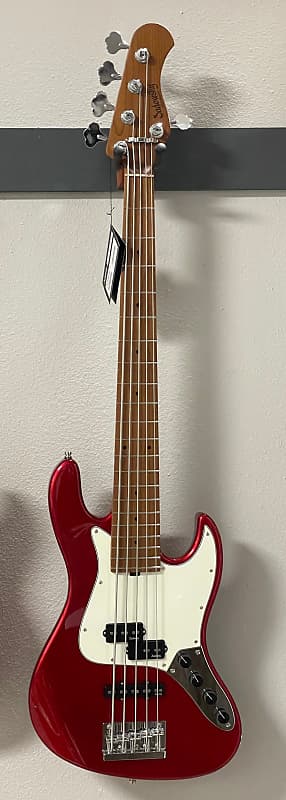 Басс гитара Sadowsky MetroExpress 21-Fret Hybrid PJ 5-string Bass 2023 - Candy Apple Red Metallic-BRAND NEW!!!