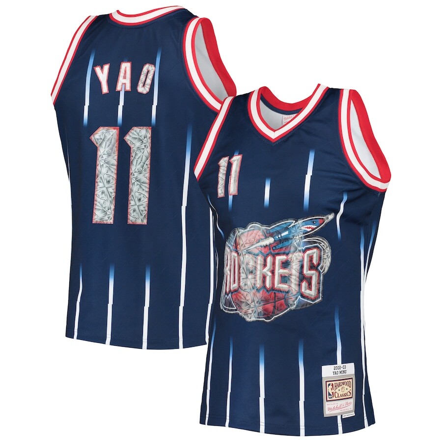 

Джерси Mitchell & Ness Houston Rockets, нави