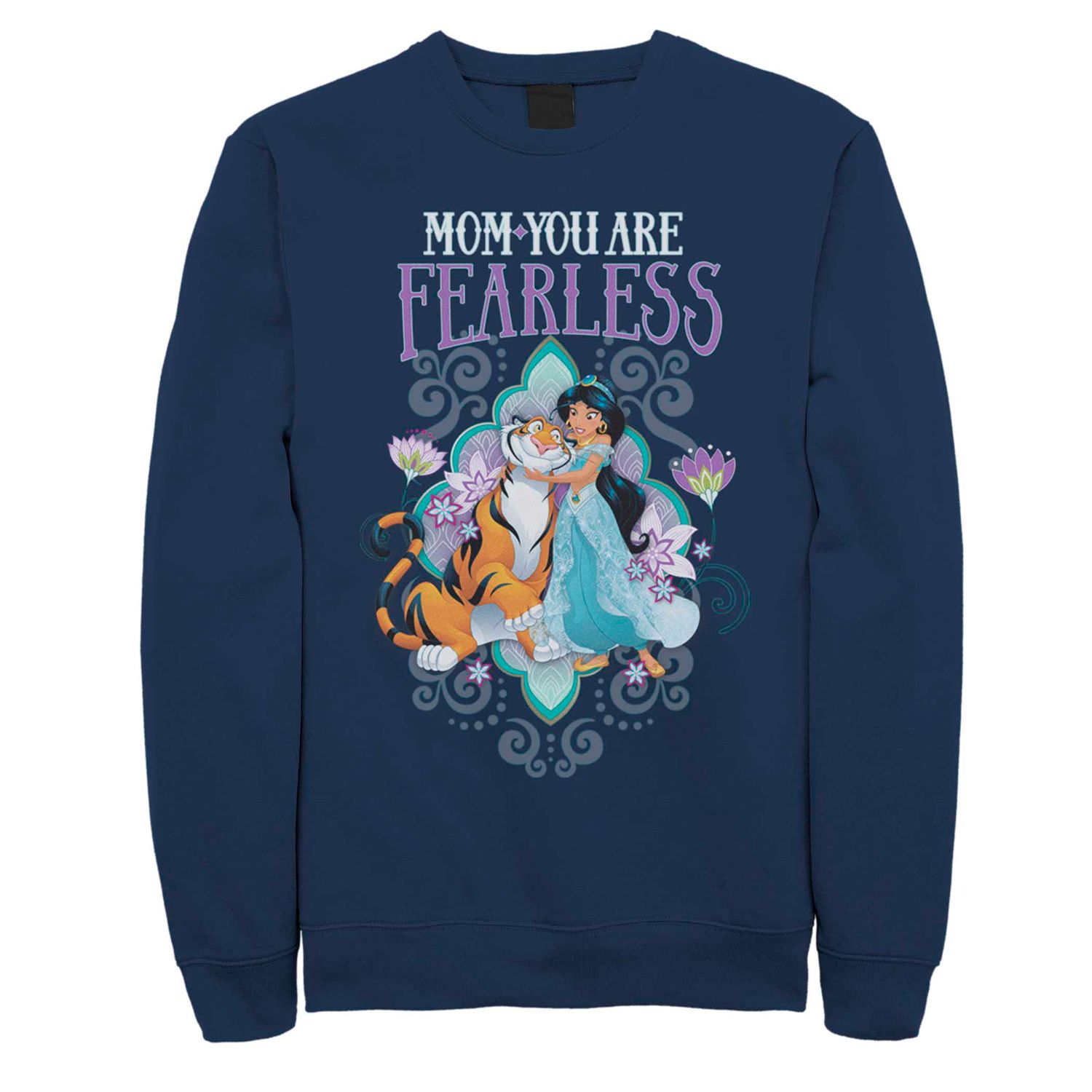 Флисовый свитшот для юниоров Disney's Aladdin Jasmine & Rajah «Mom You Are Fearless» Licensed Character