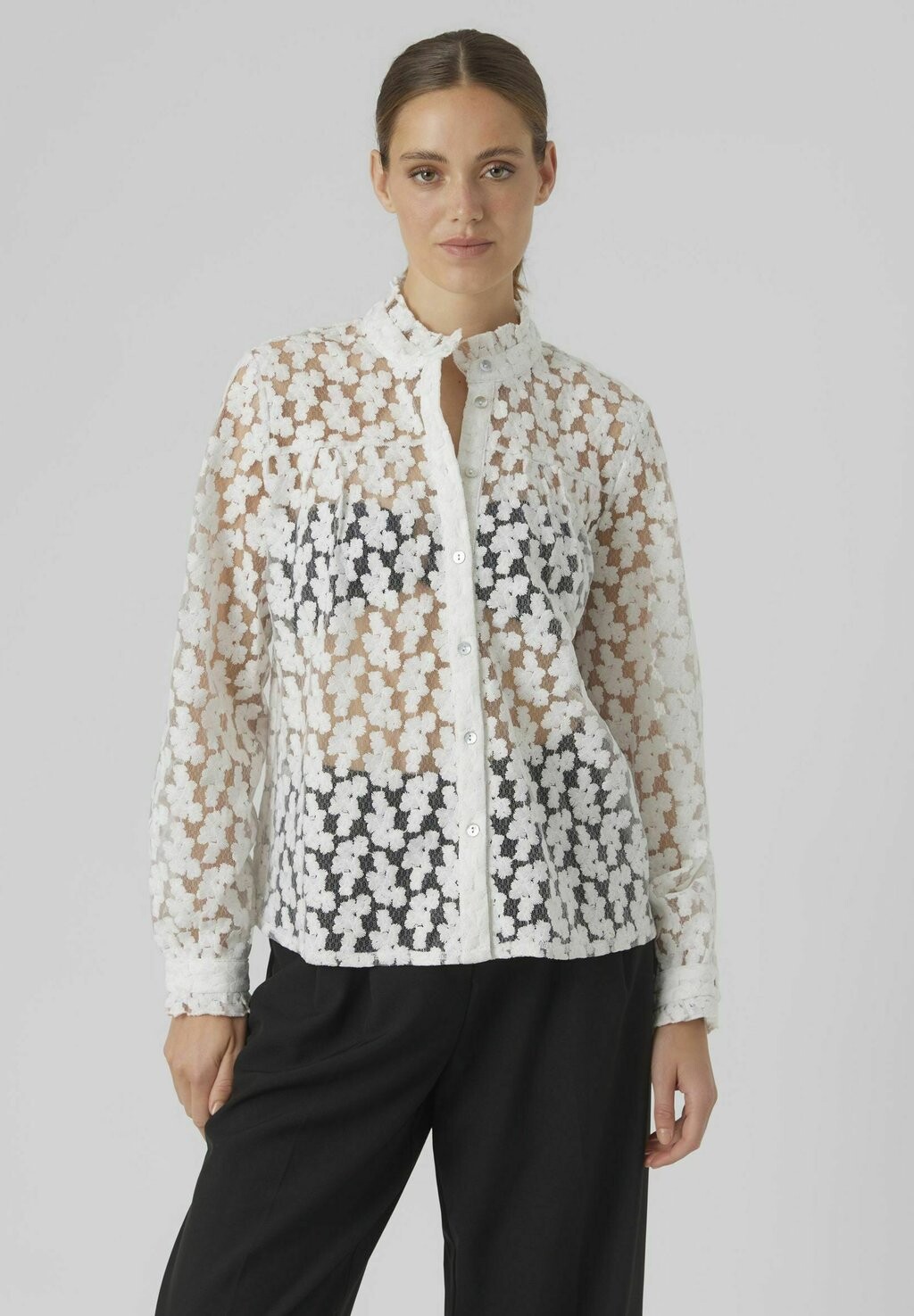 

Рубашка VMCLEO Vero Moda, белый
